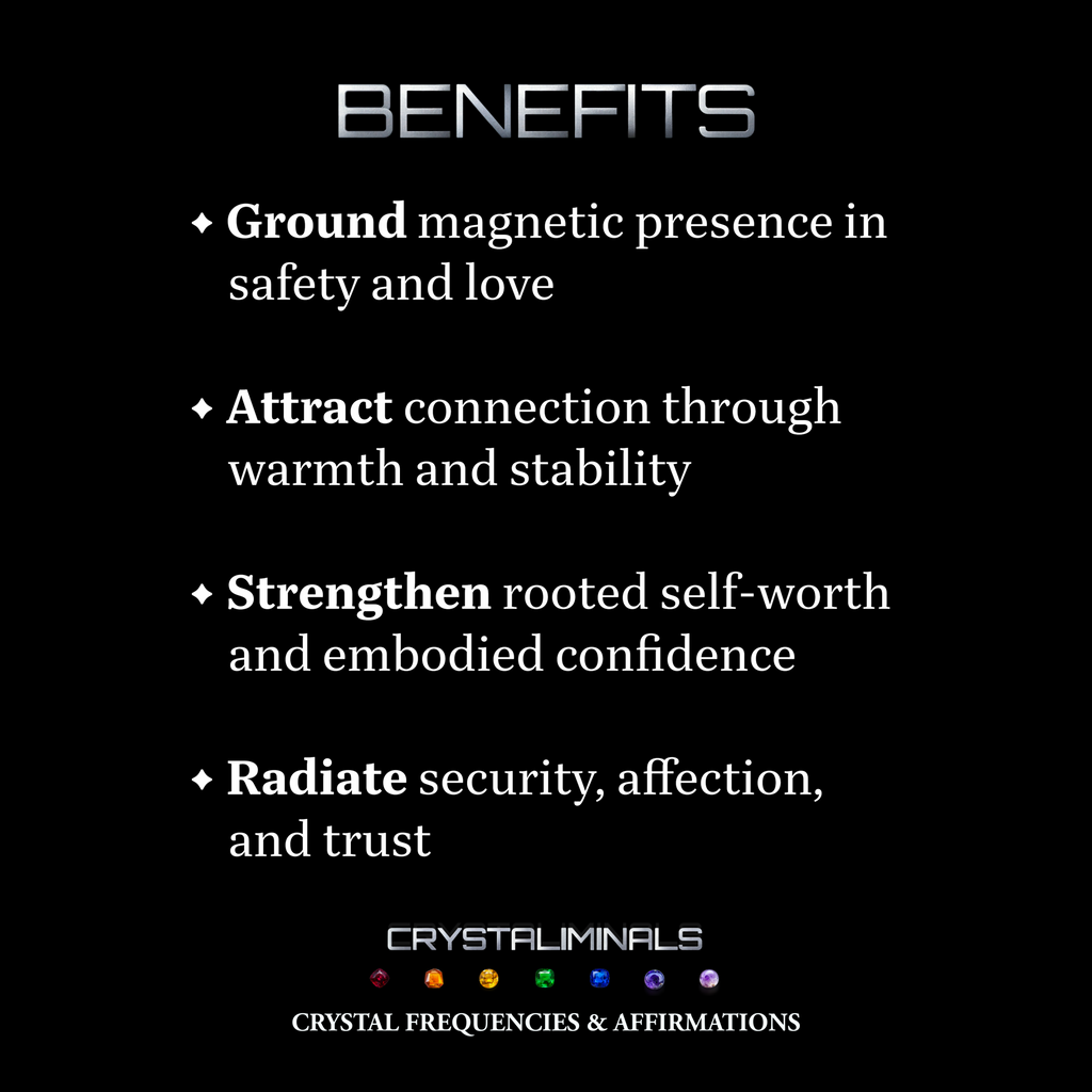 Magnetic Being - Root Chakra + Love - Crystal Frequency Subconscious Reprogramming Audio