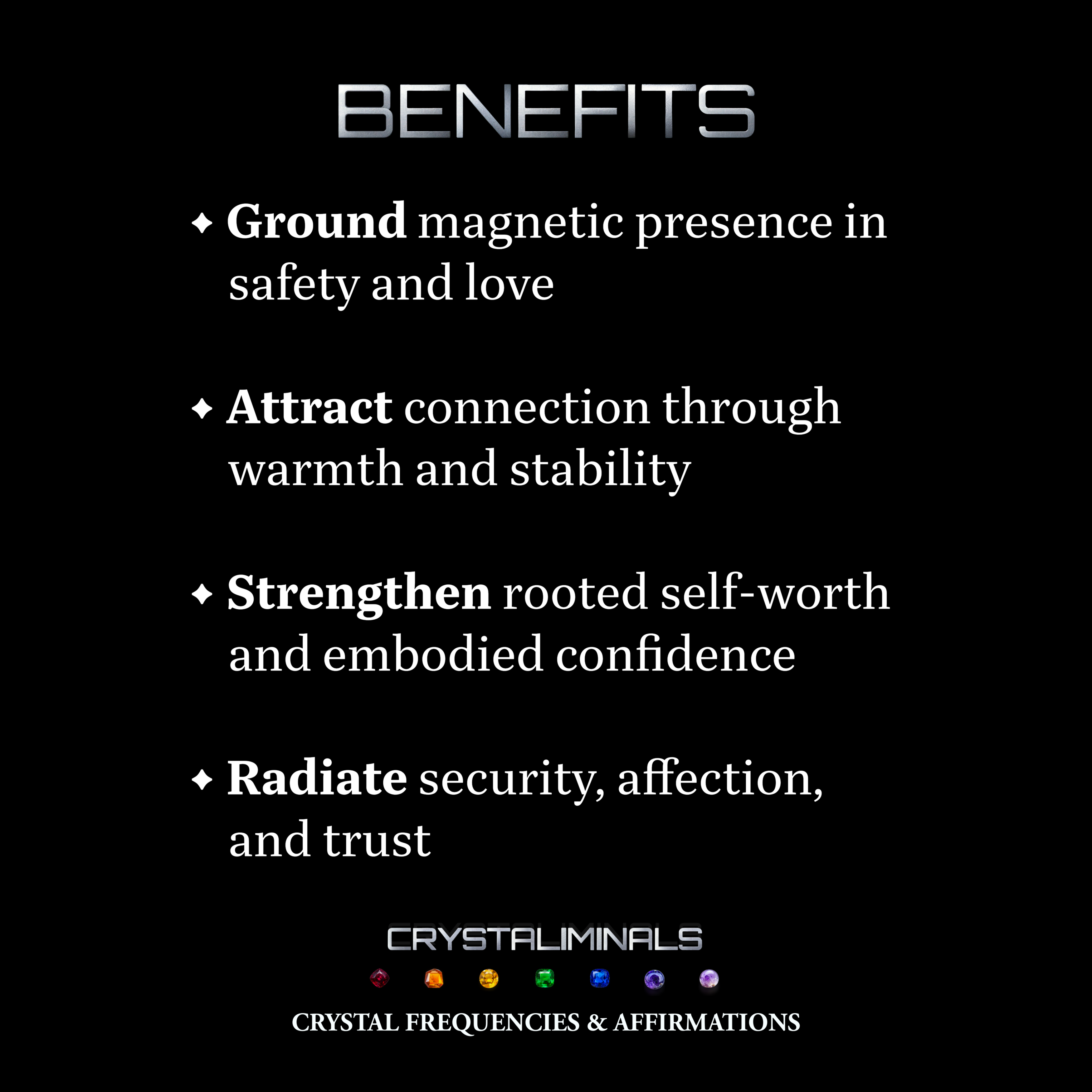 Magnetic Being - Root Chakra + Love - Crystal Frequency Subconscious Reprogramming Audio