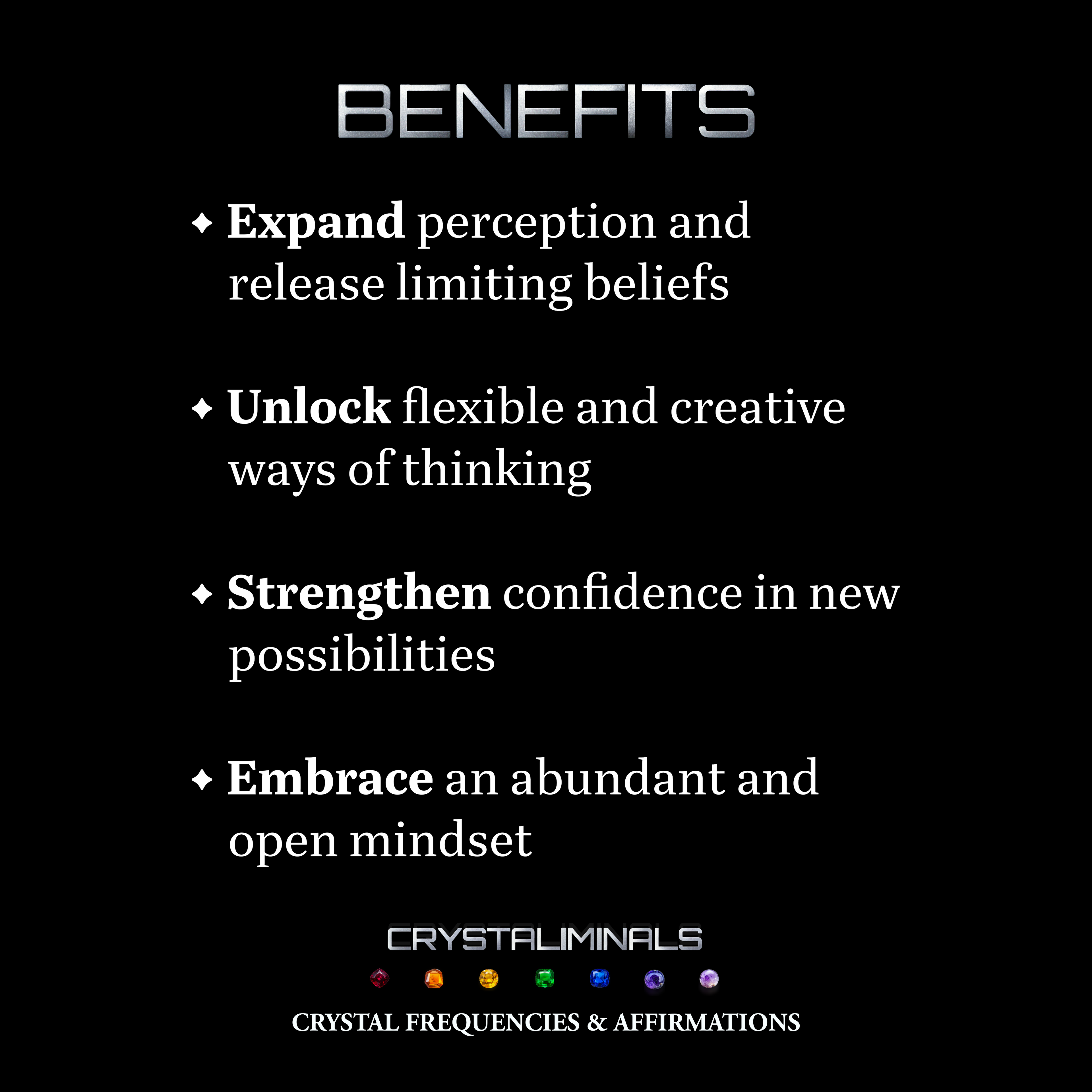 Unlimited Thinking - Crystal Frequency Subliminal Audio