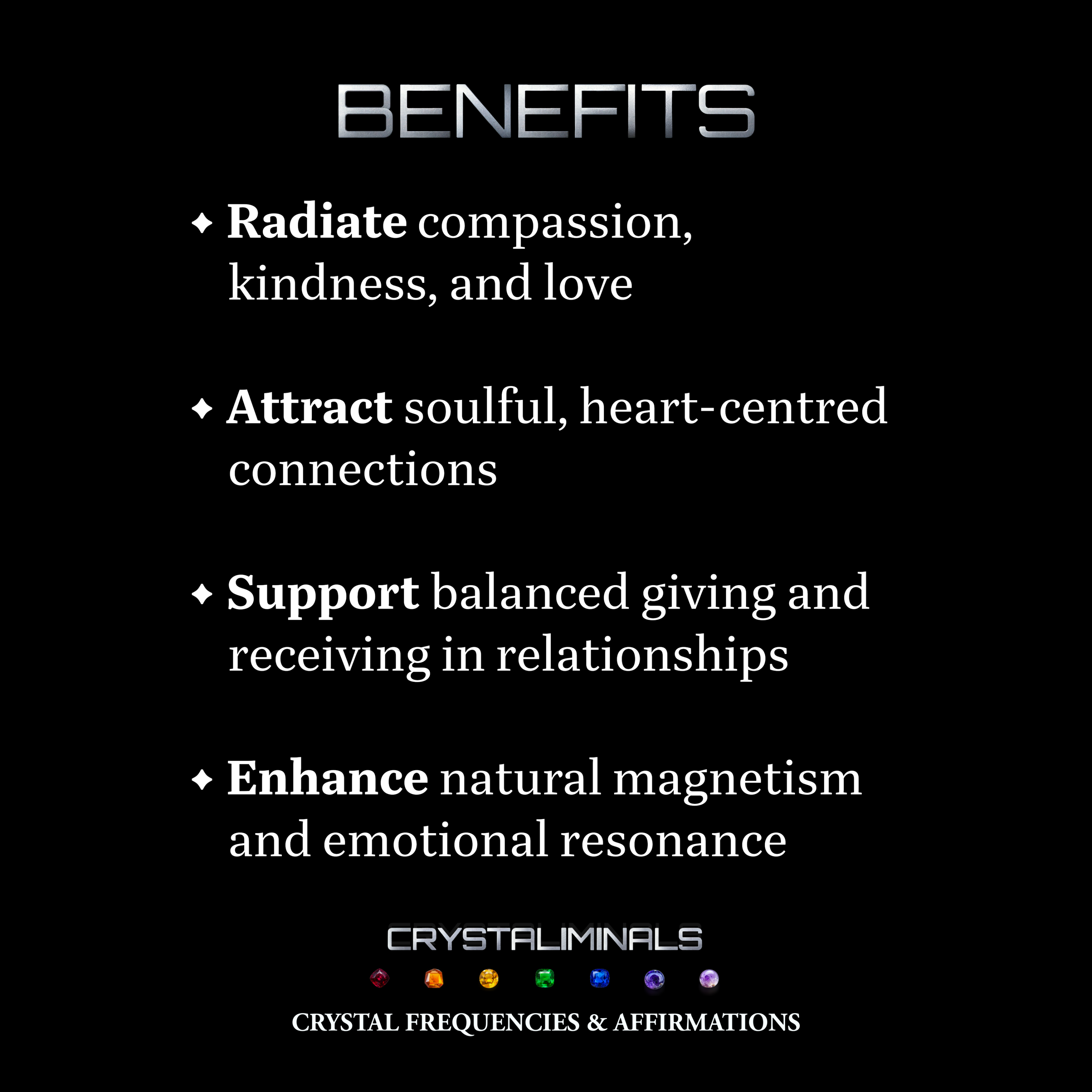 Magnetic Being - Heart Chakra - Crystal Frequency Subliminal Audio