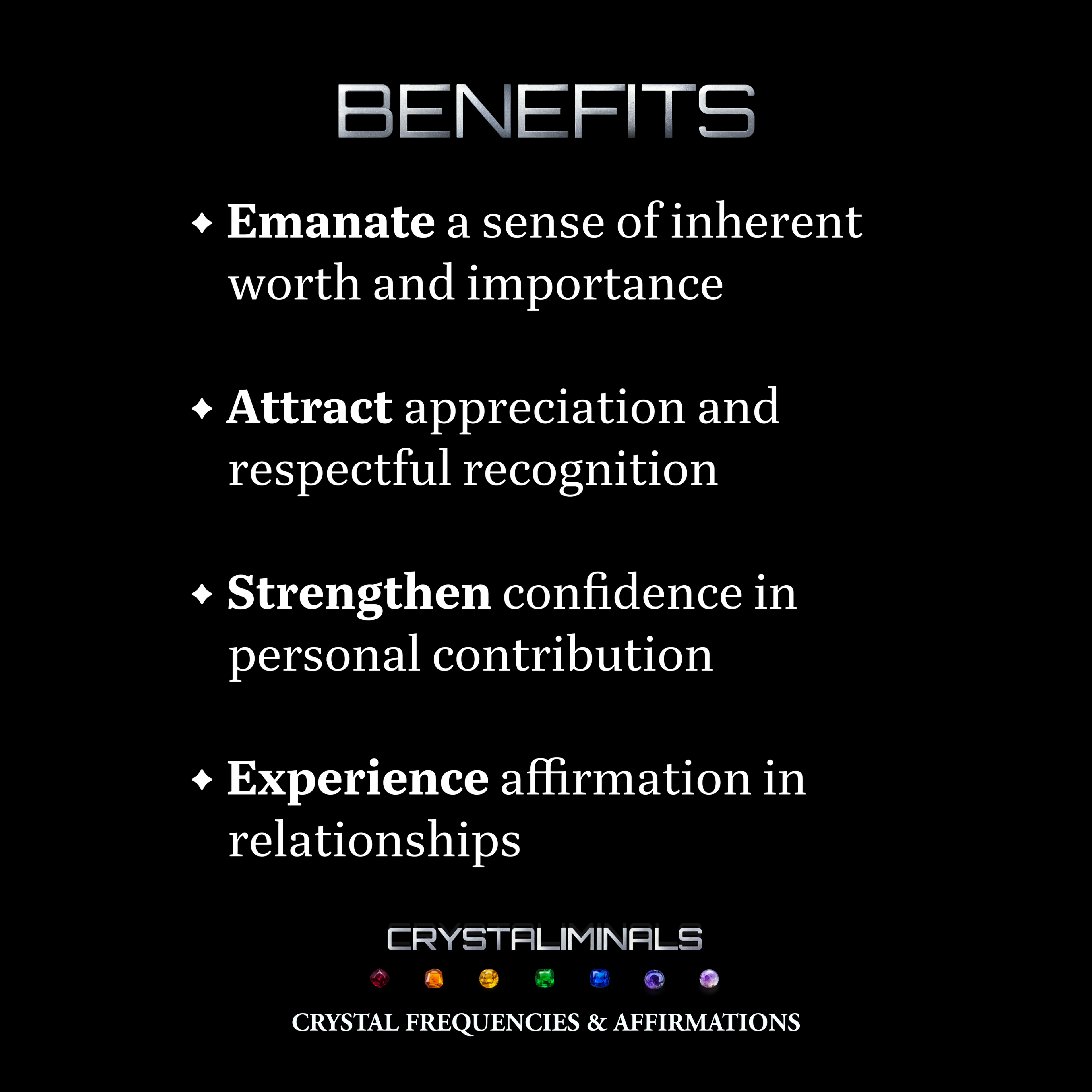 The Feeling of Being Valued – Crystal Frequency Subliminal Audio