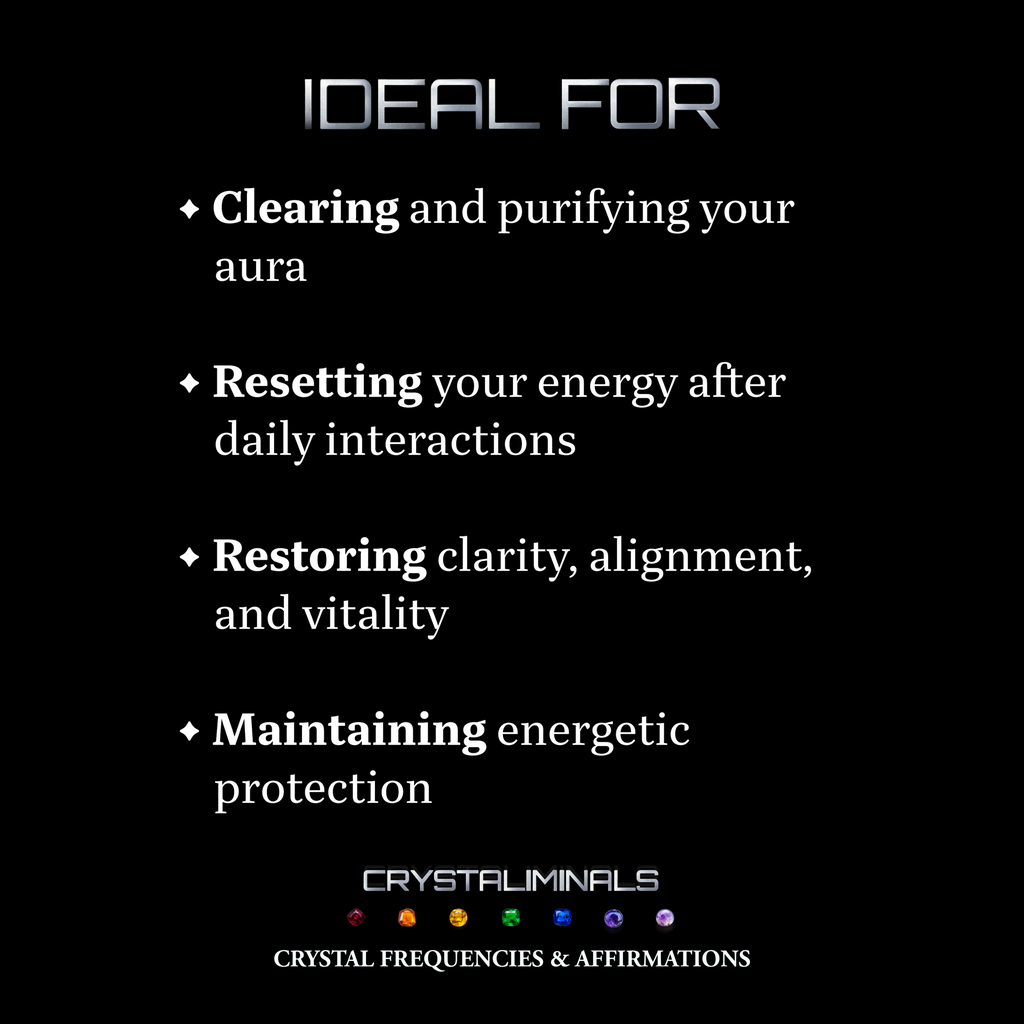 360 Degree Aura Clearing - Crystal Frequency Subliminal Audio