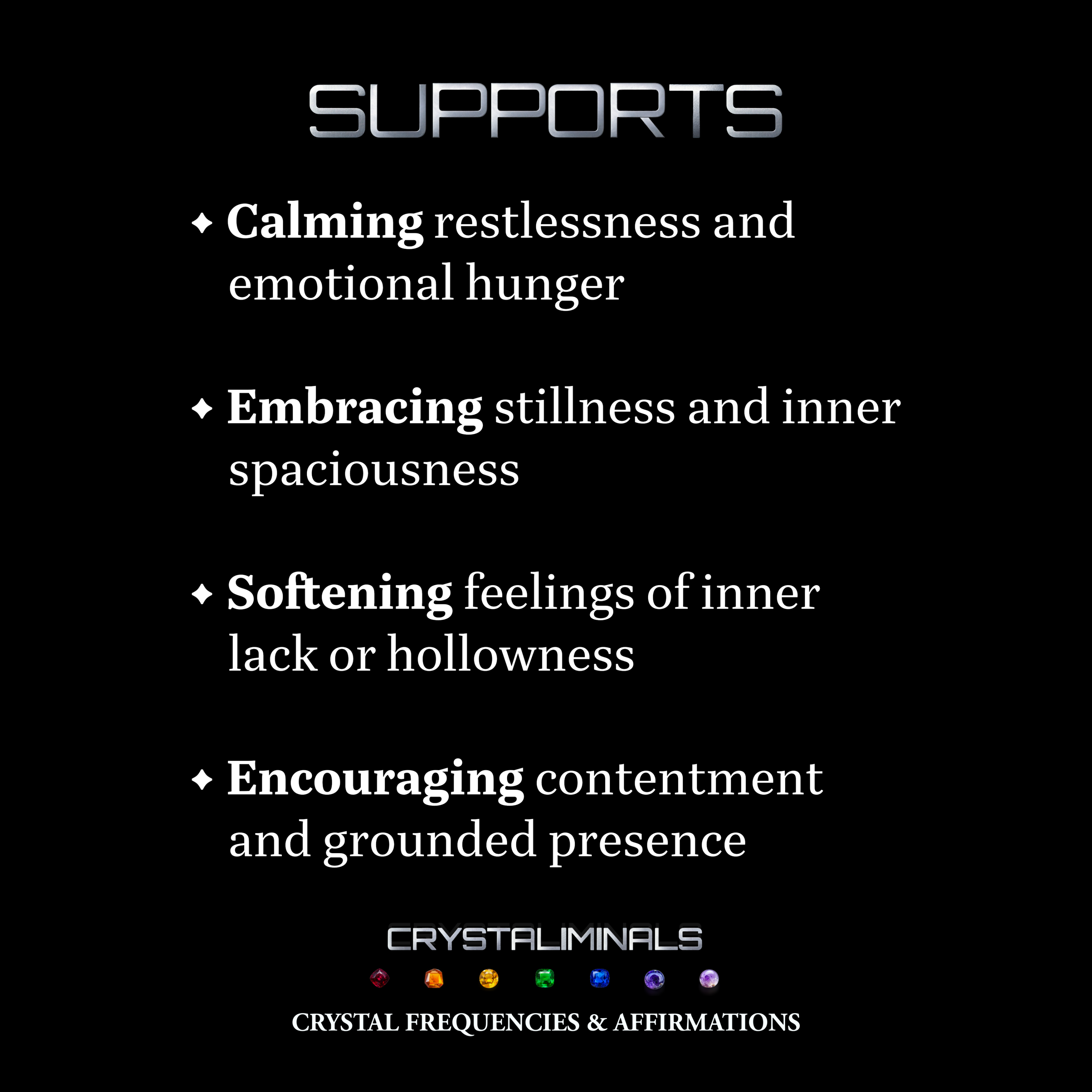 Healing Emptiness - Crystal Frequency Subliminal Audio