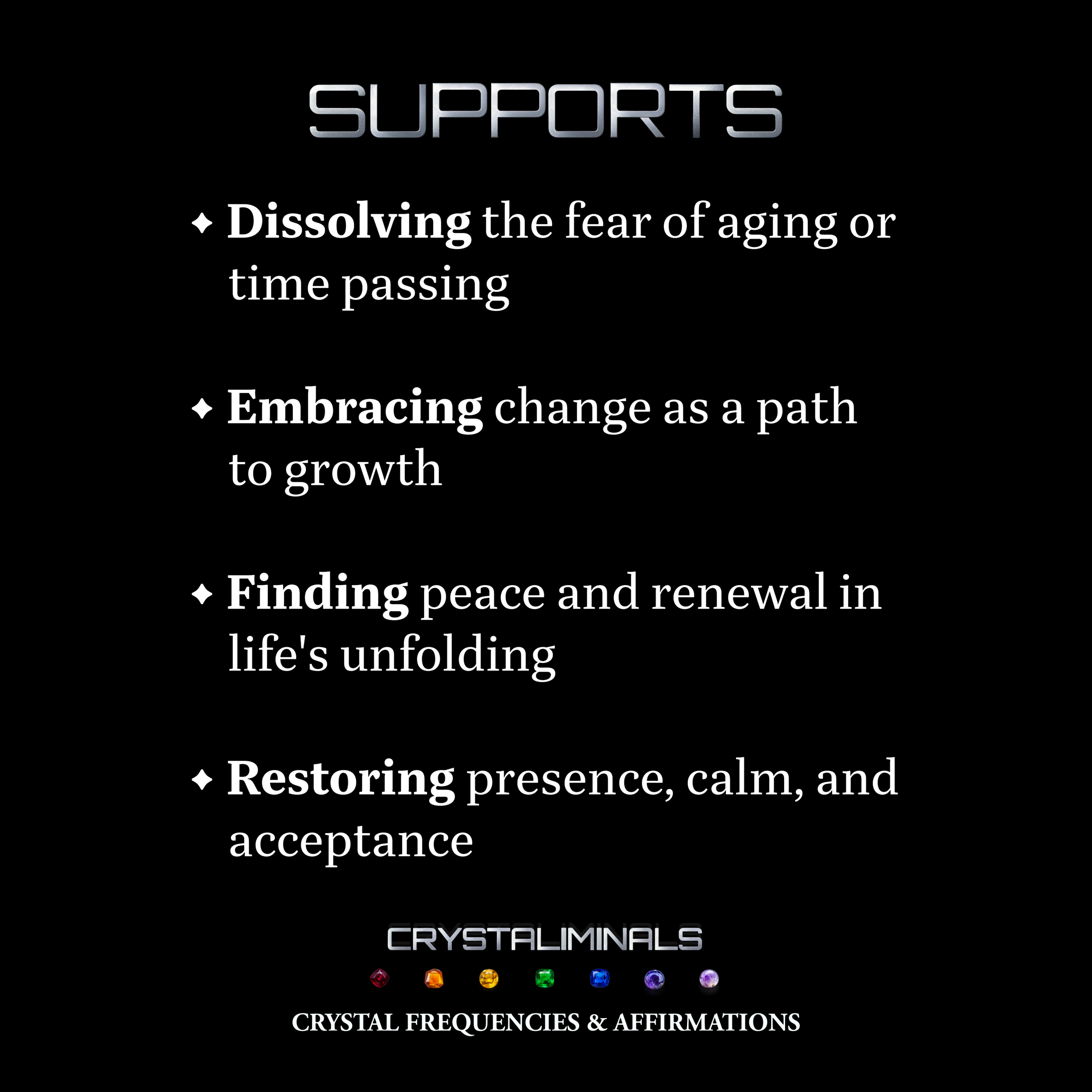 Trusting Change and The Passage of Time - Crystal Frequency Subliminal Audio