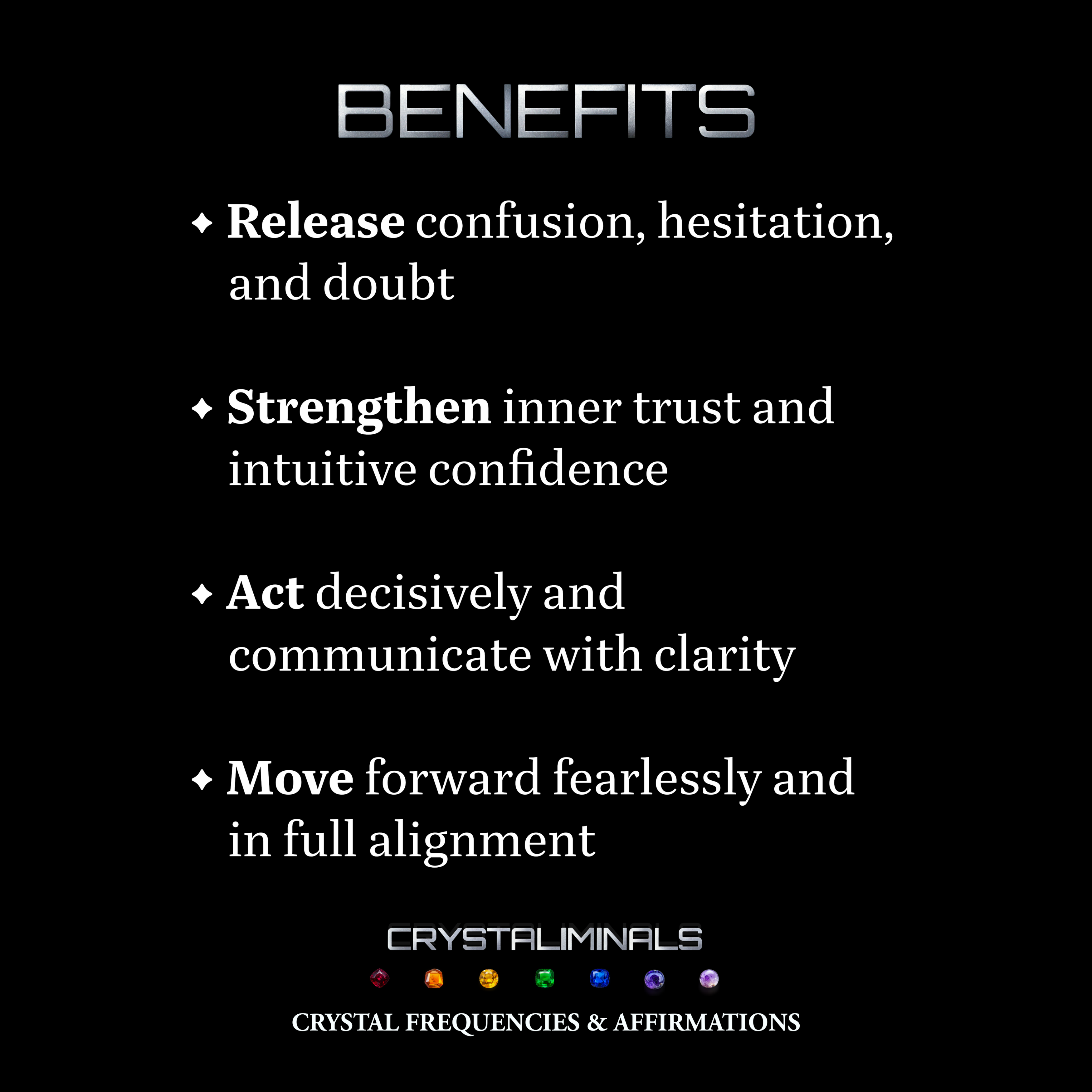 The Feeling of Being Absolutely Certain - Crystal Frequency Subliminal Audio