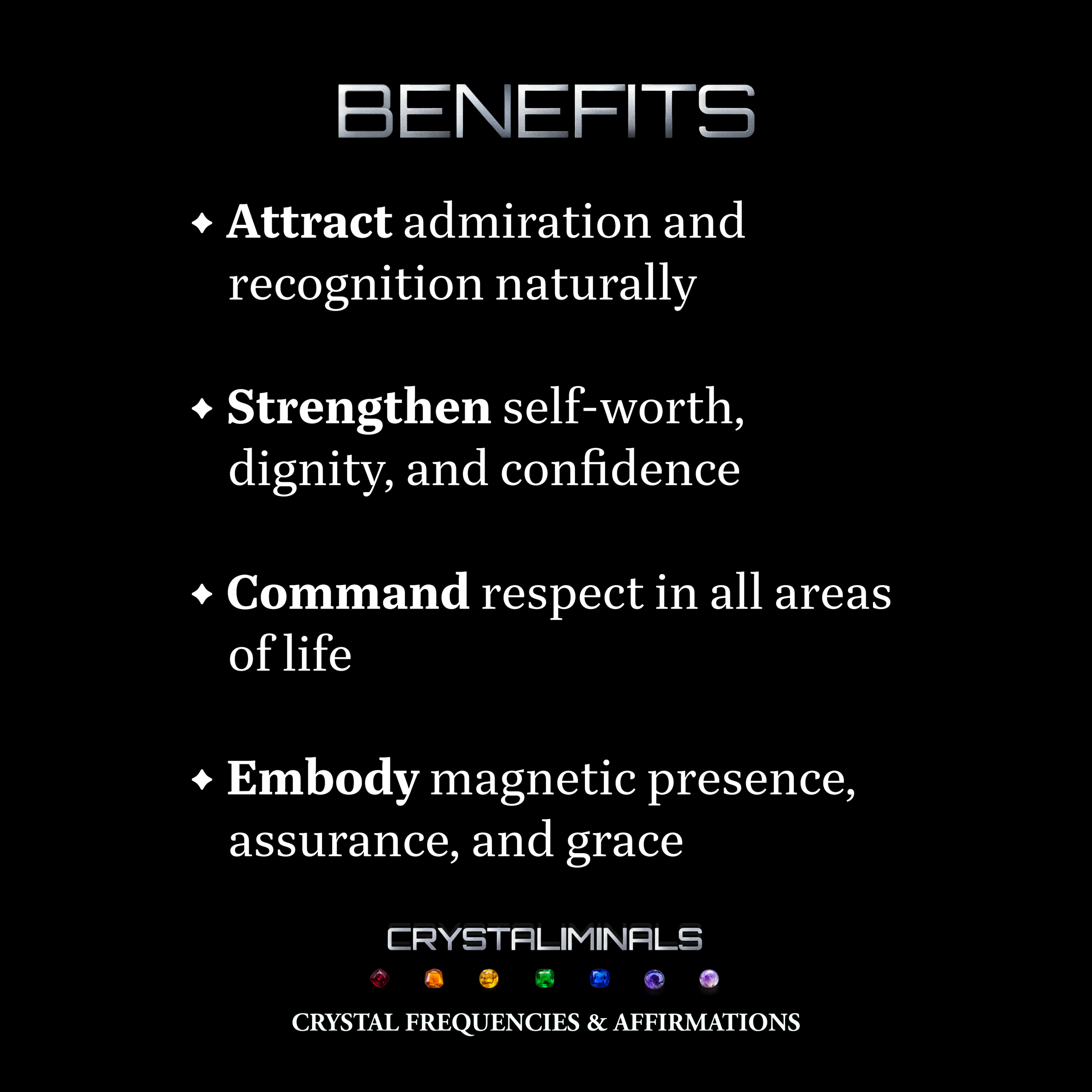 The Feeling of Being Held in High Esteem - Crystal Frequency Subliminal Audio