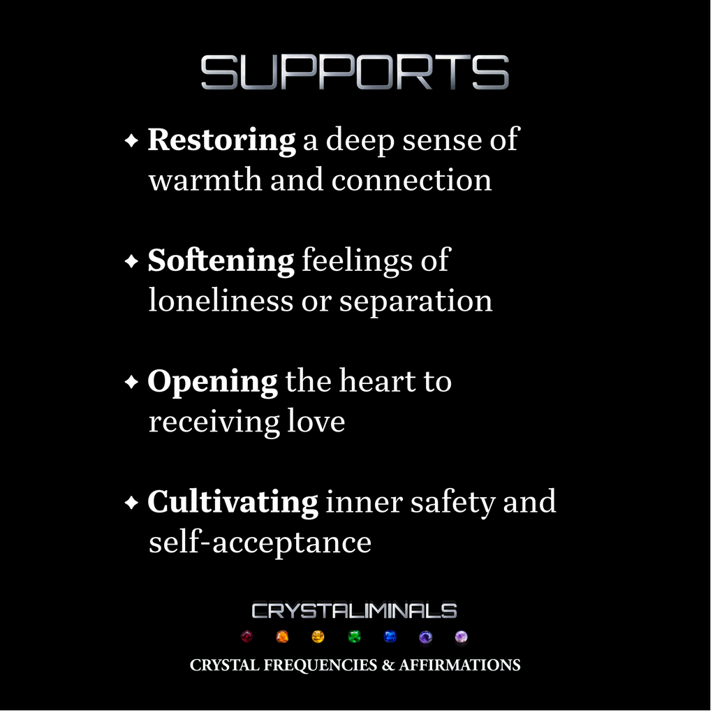 The Feeling of Being Loved - Crystal Frequency Subliminal Audio