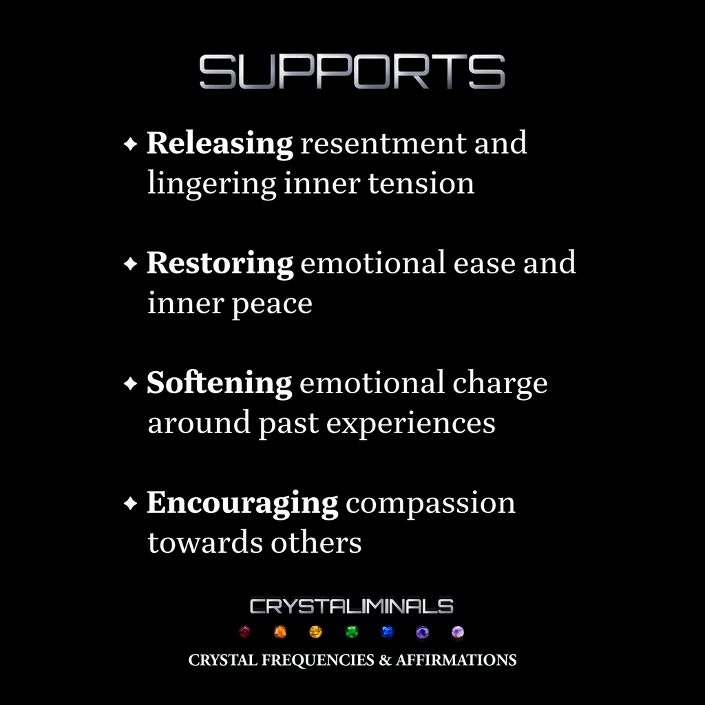 Forgiveness - Crystal Frequency Subliminal Audio