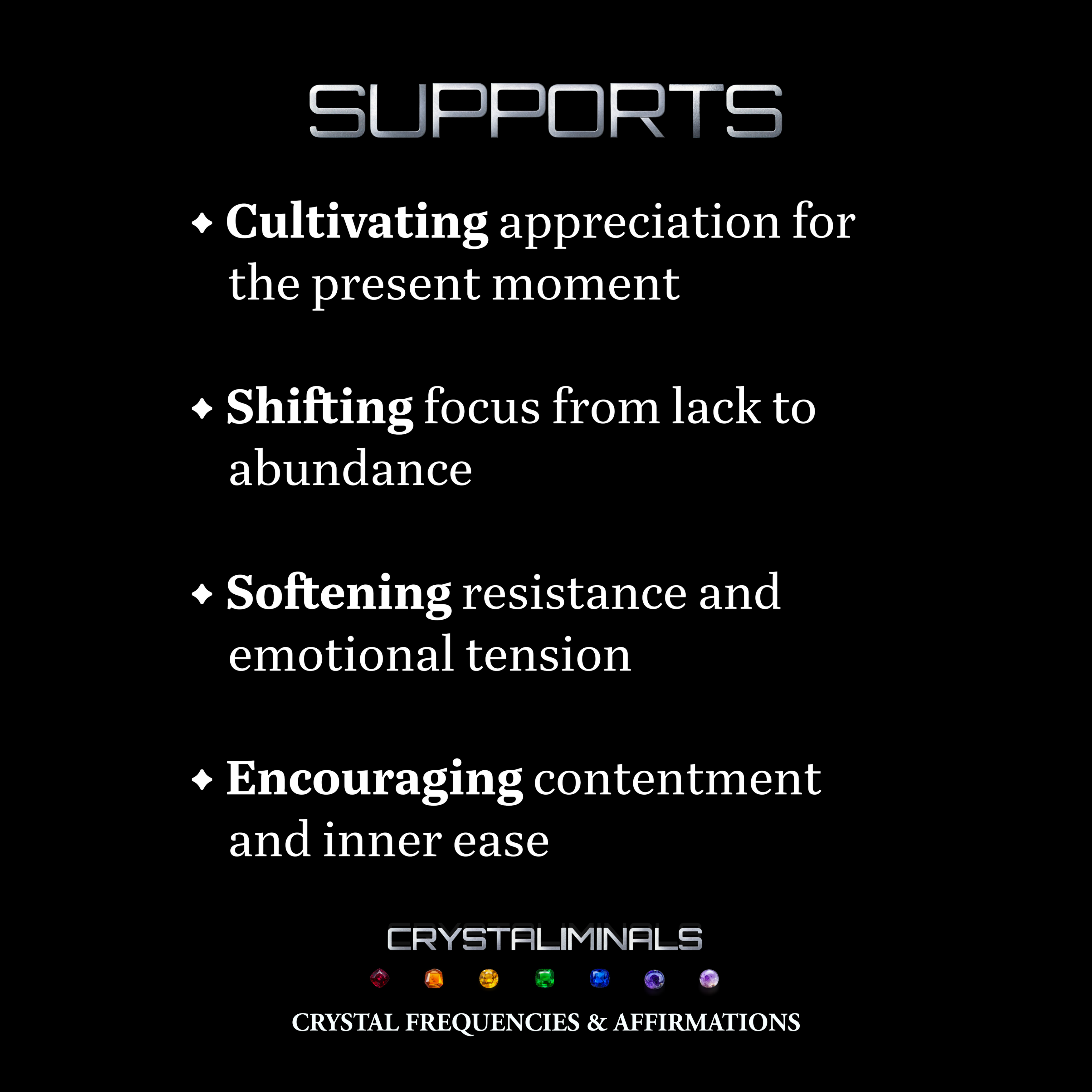 Gratitude - Crystal Frequency Subliminal Audio