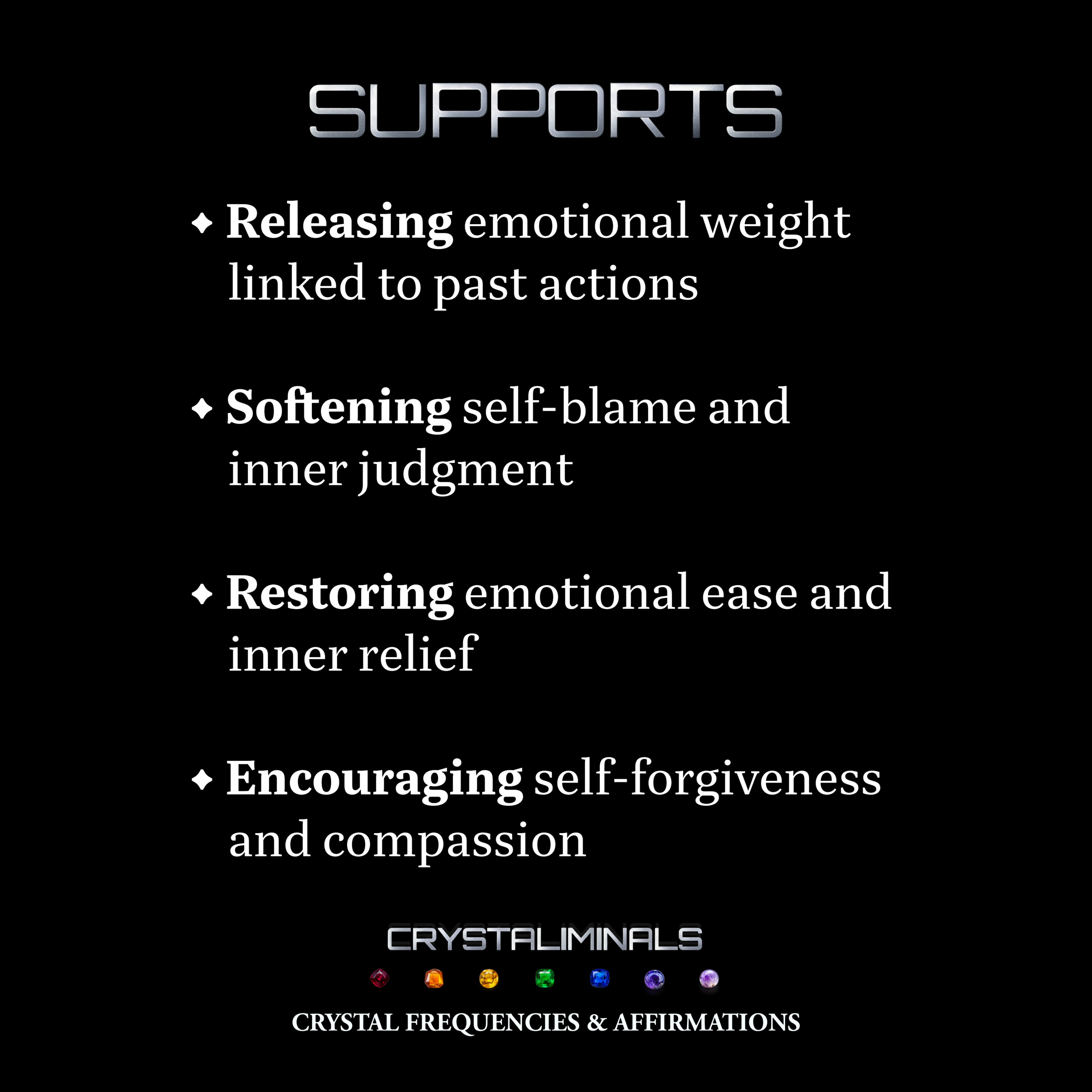 Guilt Release - Crystal Frequency Subliminal Audio