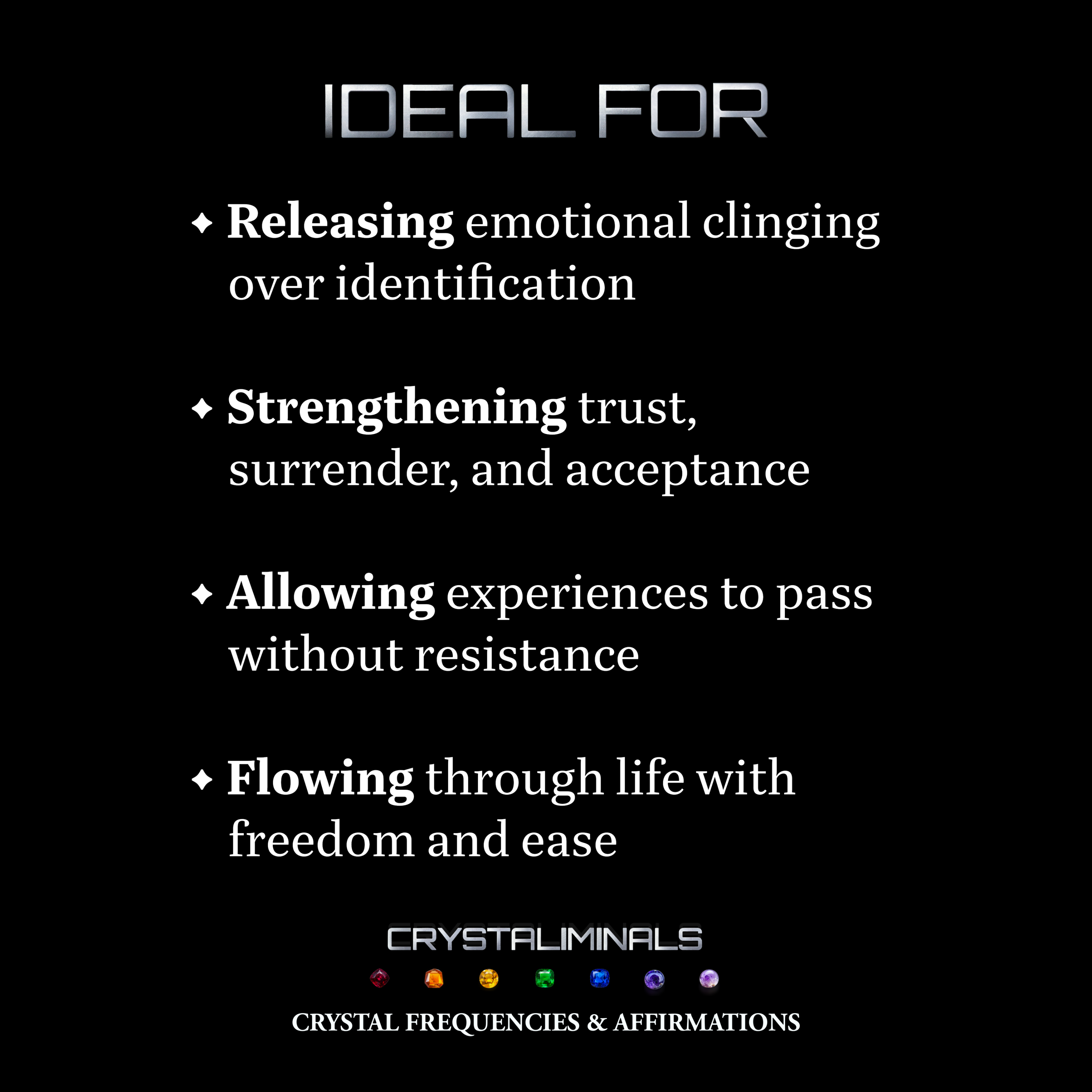 Non Attachment - Crystal Frequency Subconscious Reprogramming Audio