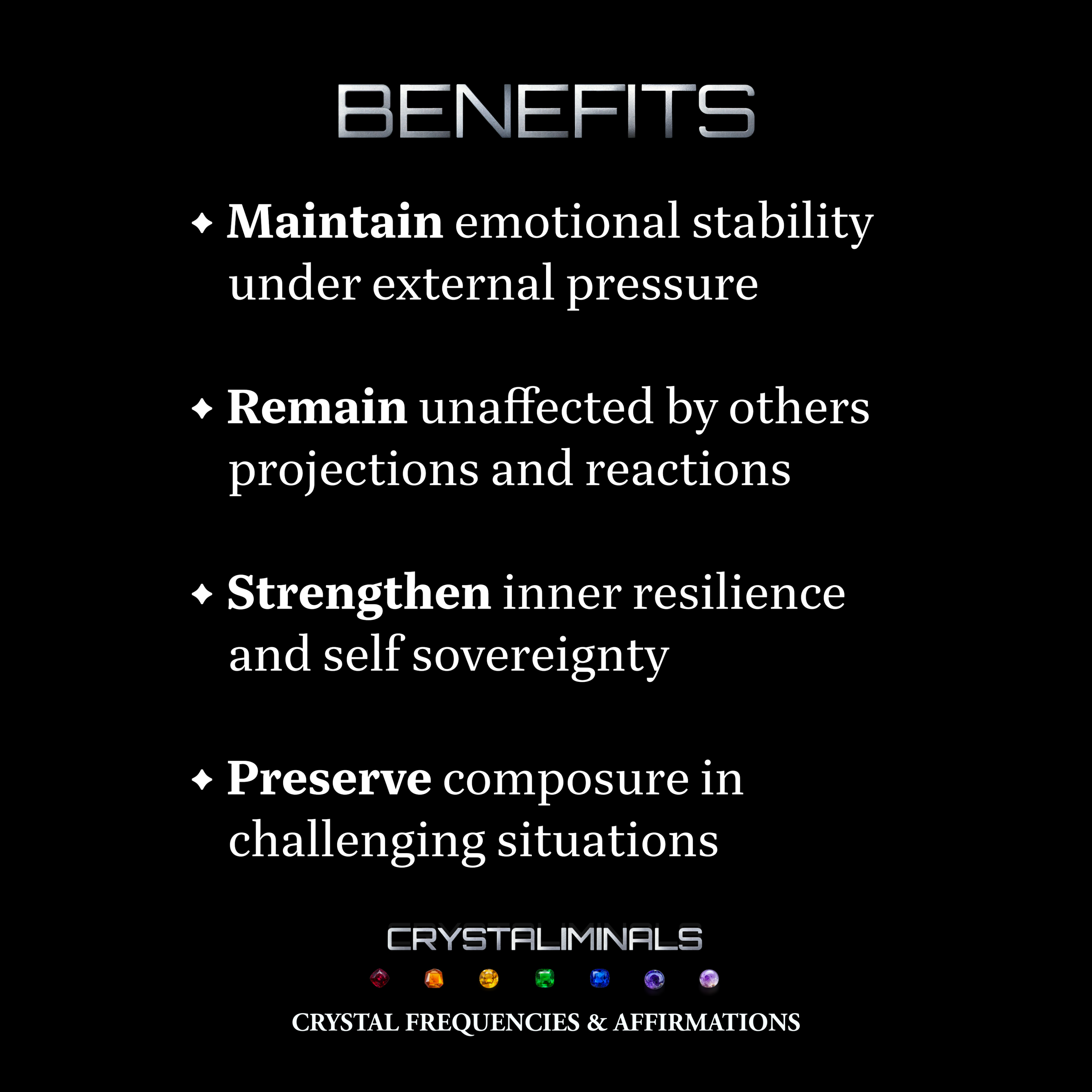 Psychological Invulnerability - Crystal Frequency Subconscious Reprogramming Audio