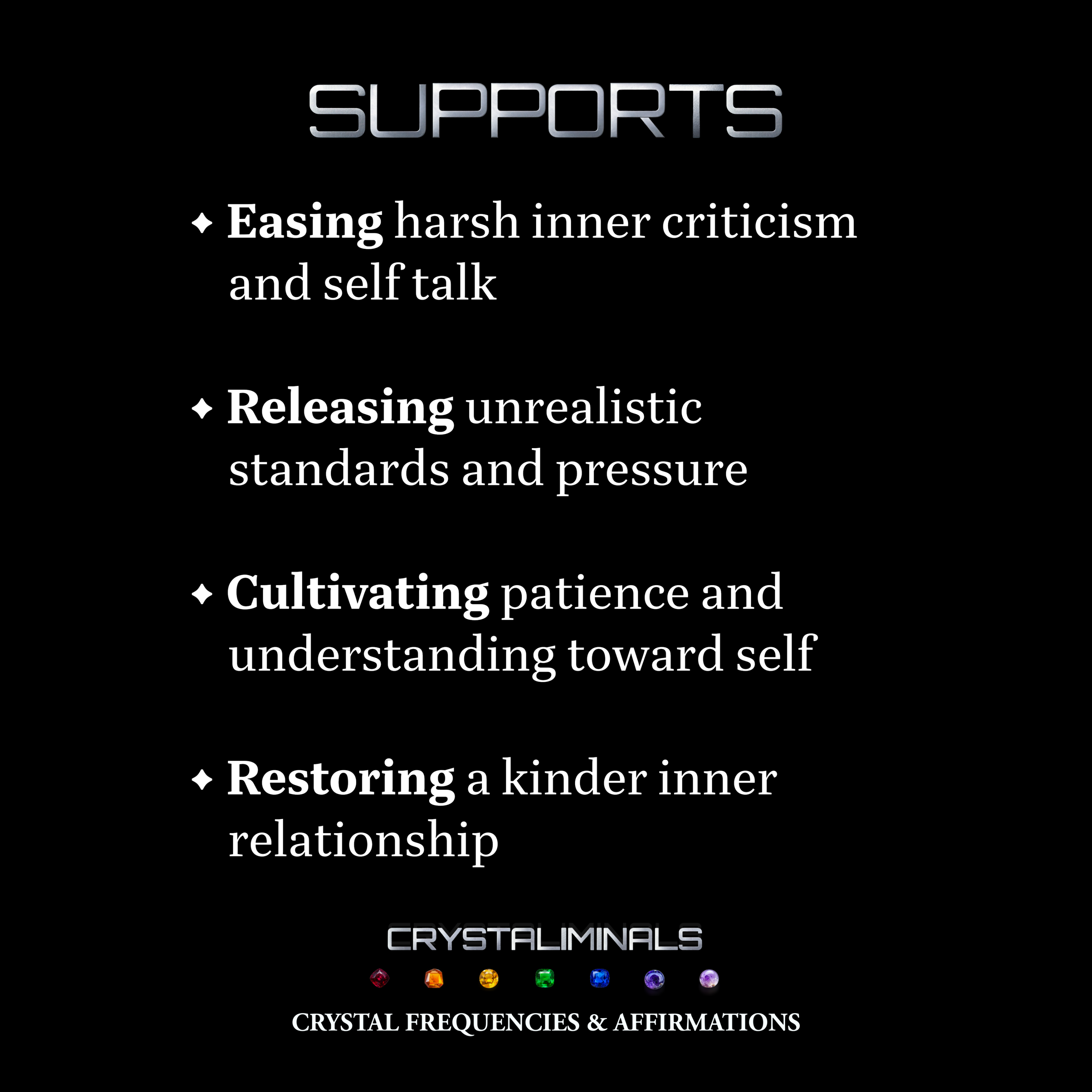 Self Judgement - Crystal Frequency Subliminal Audio