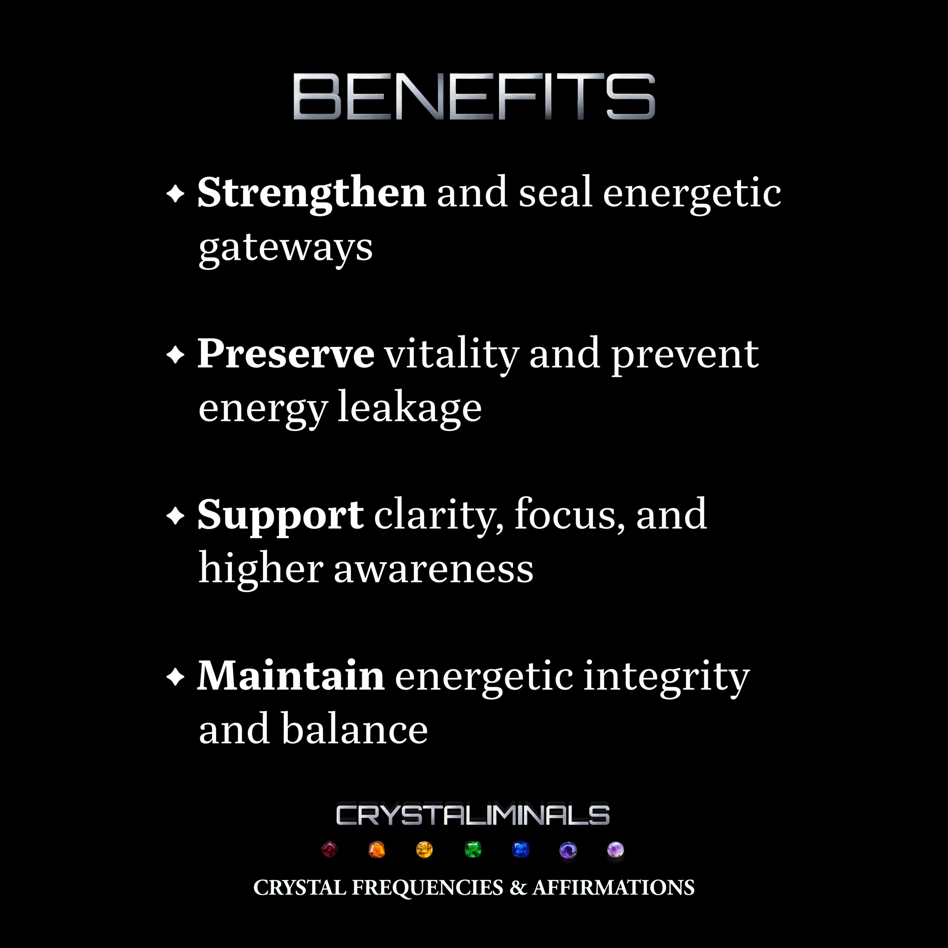 Sense Seals - Crystal Frequency Subliminal Audio