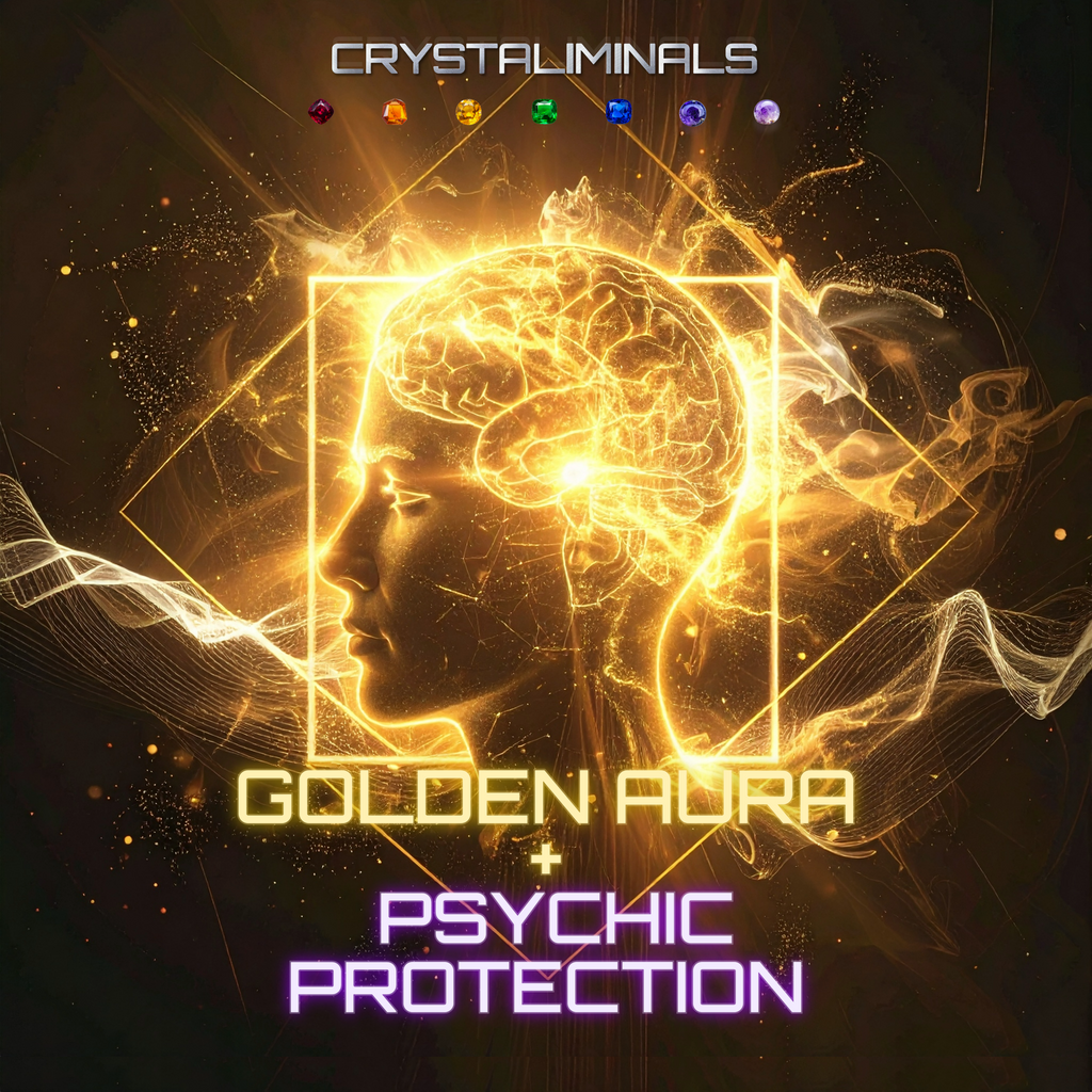 Golden Aura + Psychic Protection - Crystal Frequency Subliminal Audio